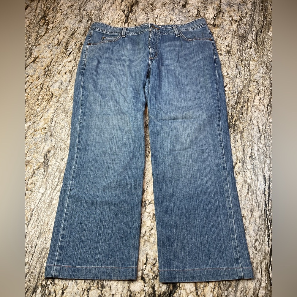 Eddie Bauer Women’s Classic Fit Size 16 Blue Jeans Mom Fall 07